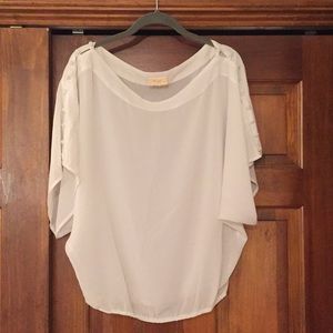 White Chiffon Top